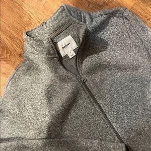Old Navy Heather Gray Zip-Up Jacket
